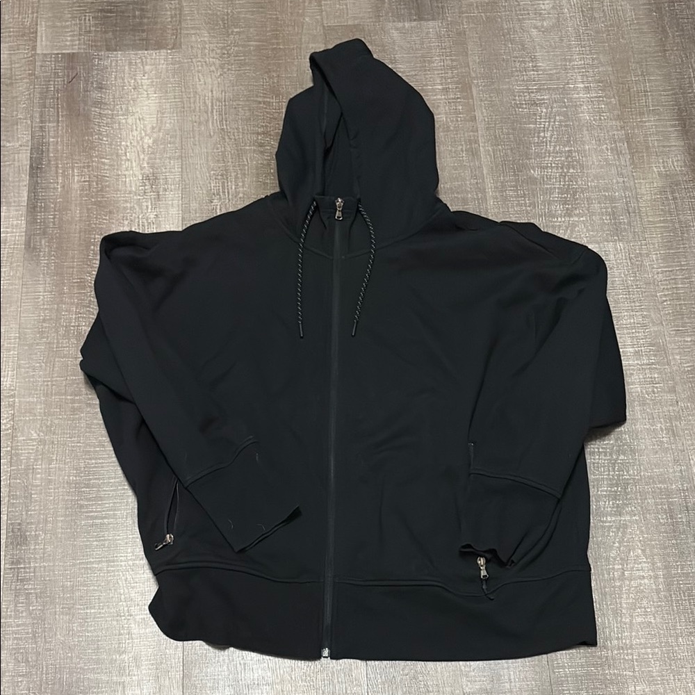 Women’s Black Active Dynamic Fleece Zip Up Sweater